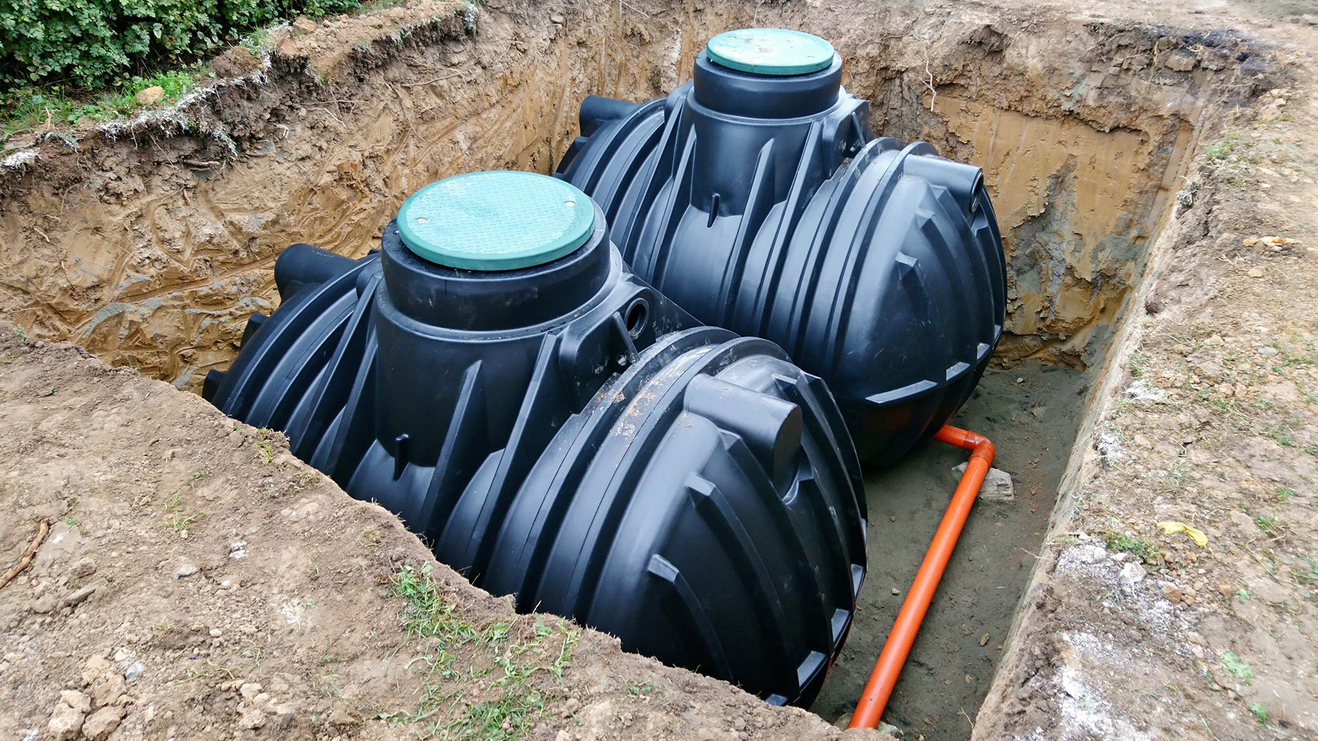 Rainwater harvesting cisterns
