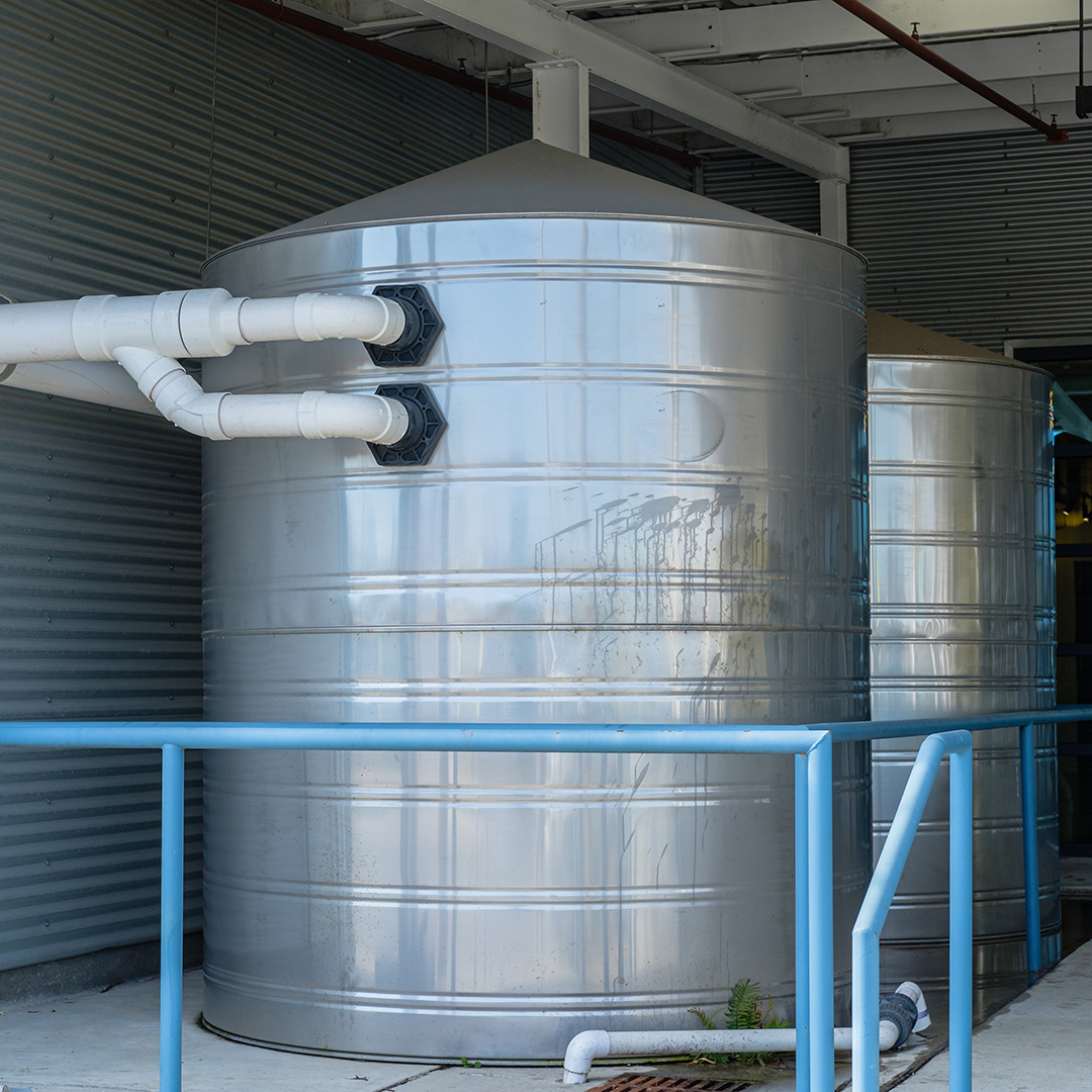 Above ground rainwater cisterns Above ground rainwater cisterns
