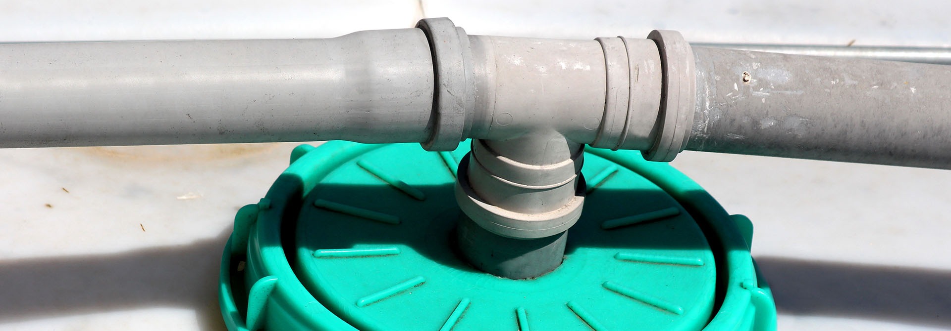 Close up of IBC fill valve