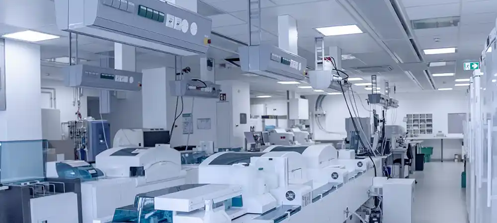 Interior of a lab