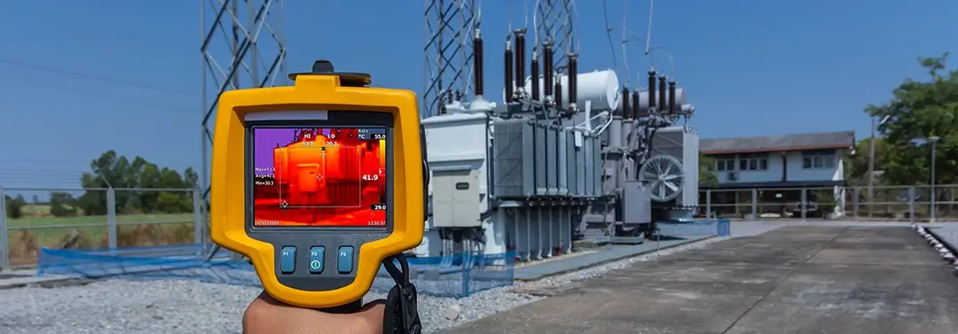 Using thermal imaging to detect leaks