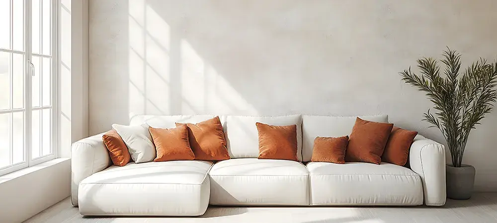 Contemporary luxe living area