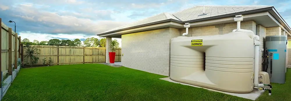 Residential rainwater cistern